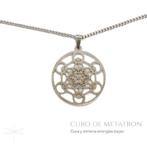 Collar Cubo de metatron CONTRA ENERGIAS BAJAS