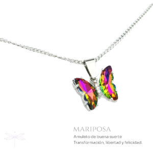 Collar Mariposa AMULETO BUENA SUERTE