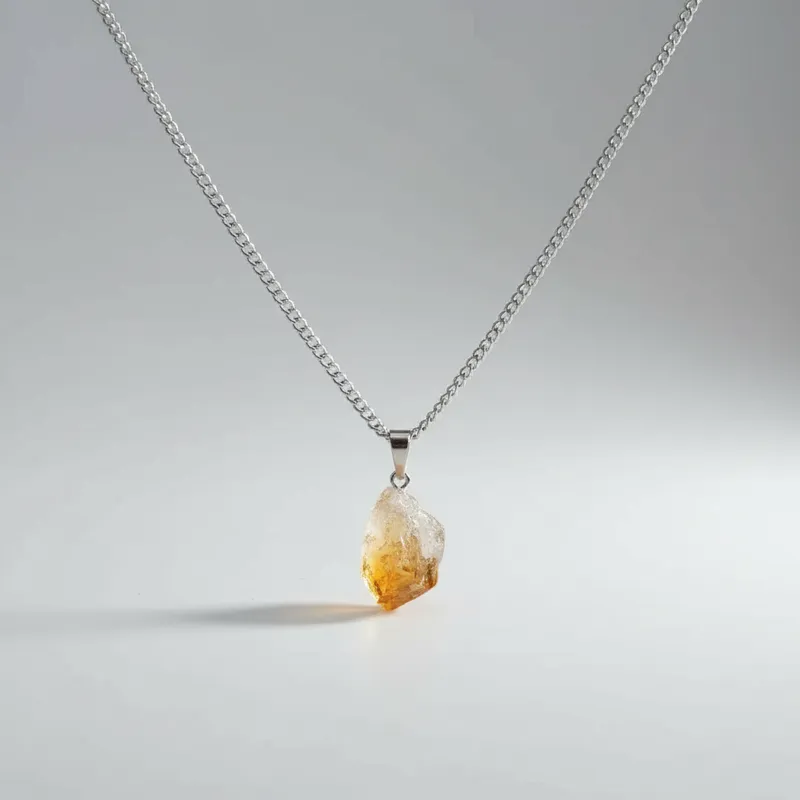 Collar con intención CITRINO Natural | La Abundancia que se Activa | Expedición al Ser - Imagen 2